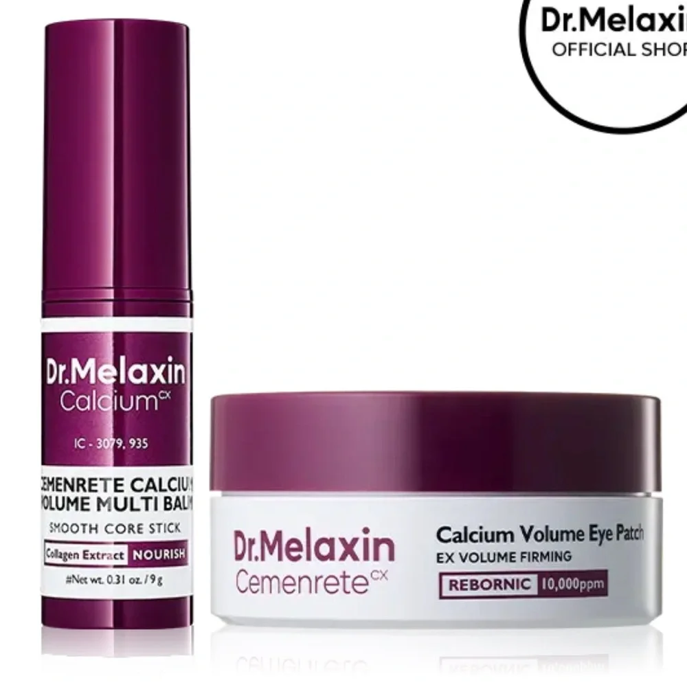Dr. Melaxin Calcium Volume Eye patches and smooth core stick set